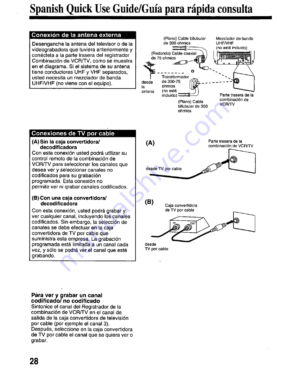 Panasonic OmniVision PV-QM2508 User Manual Download Page 28