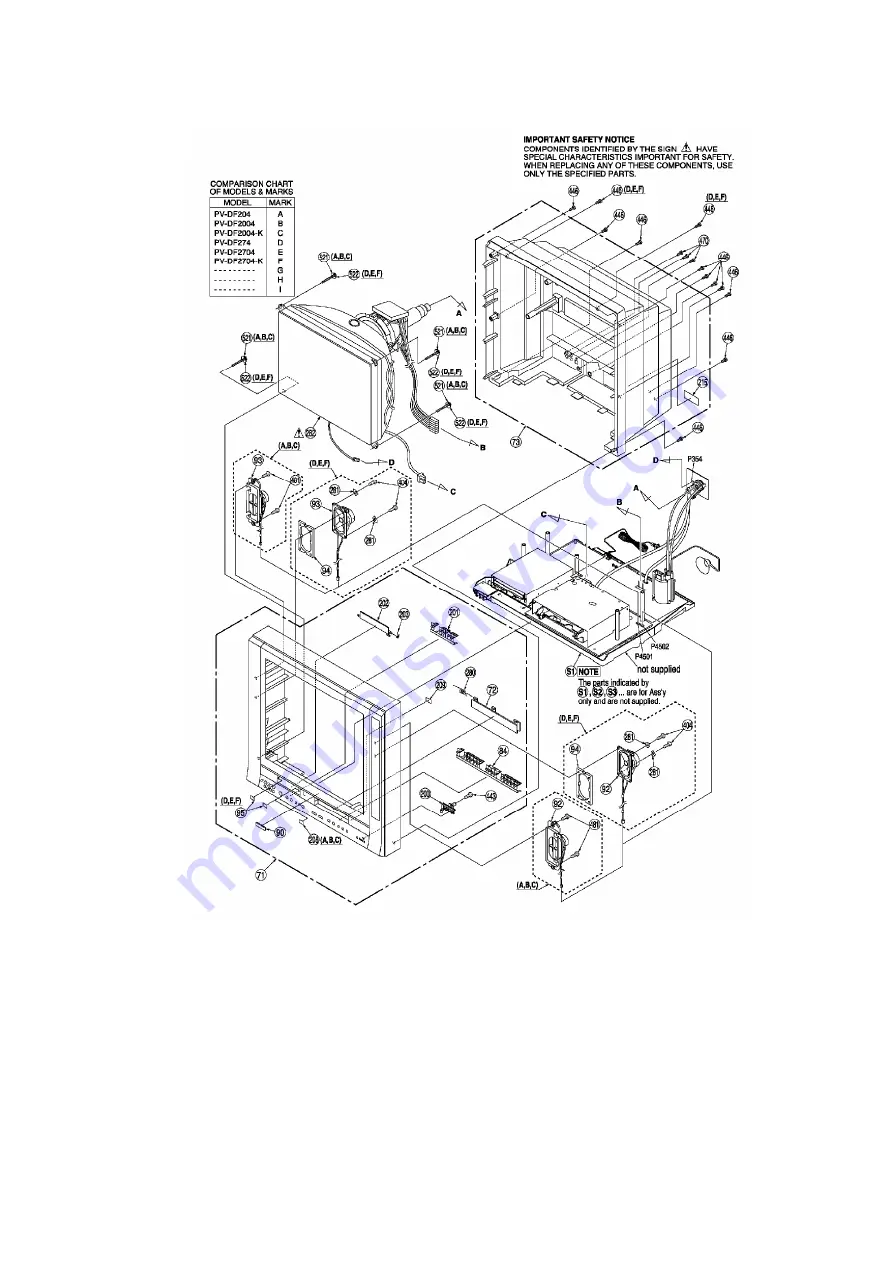 Panasonic Omnivision VHS PV-DF2004 Service Manual Download Page 26