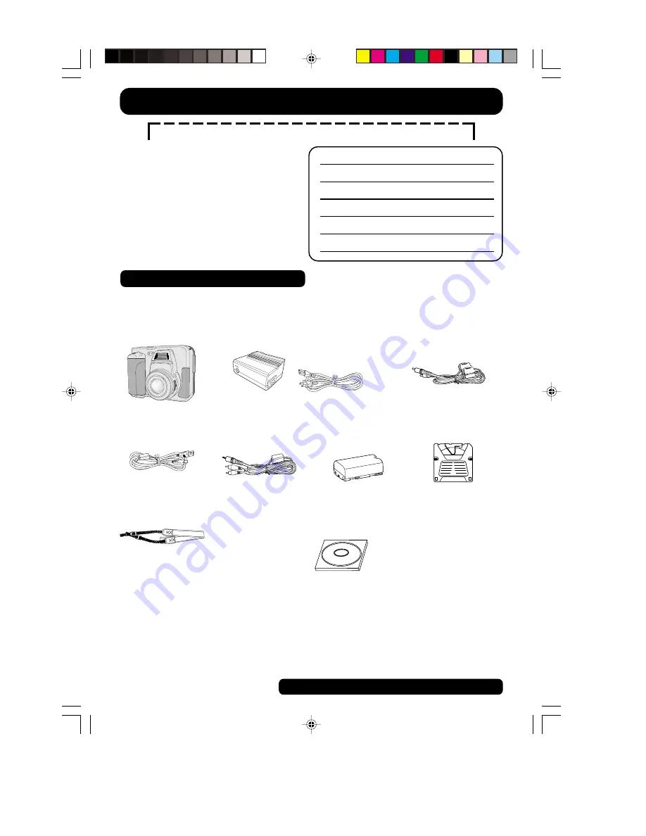 Panasonic PalmCam PV-SD4090 Operating Instructions Manual Download Page 2