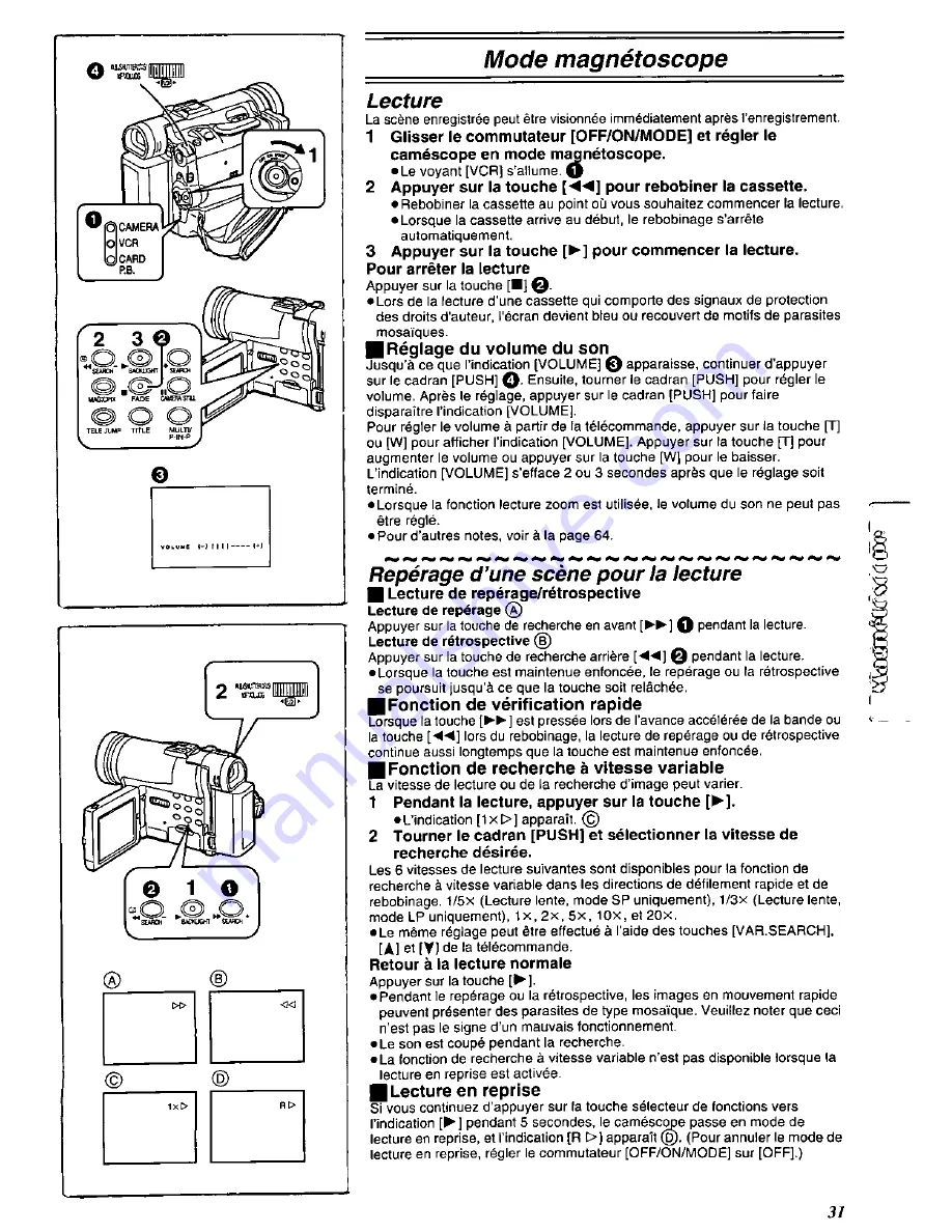 Panasonic Palmcorder MultiCam PV-DC352-K User Manual Download Page 115