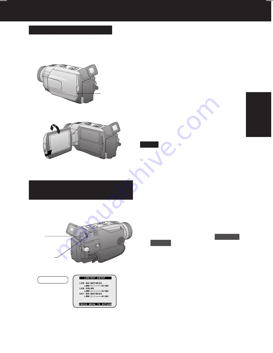 Panasonic Palmcorder Multicam PV-DV73 Operating Instructions Manual Download Page 19