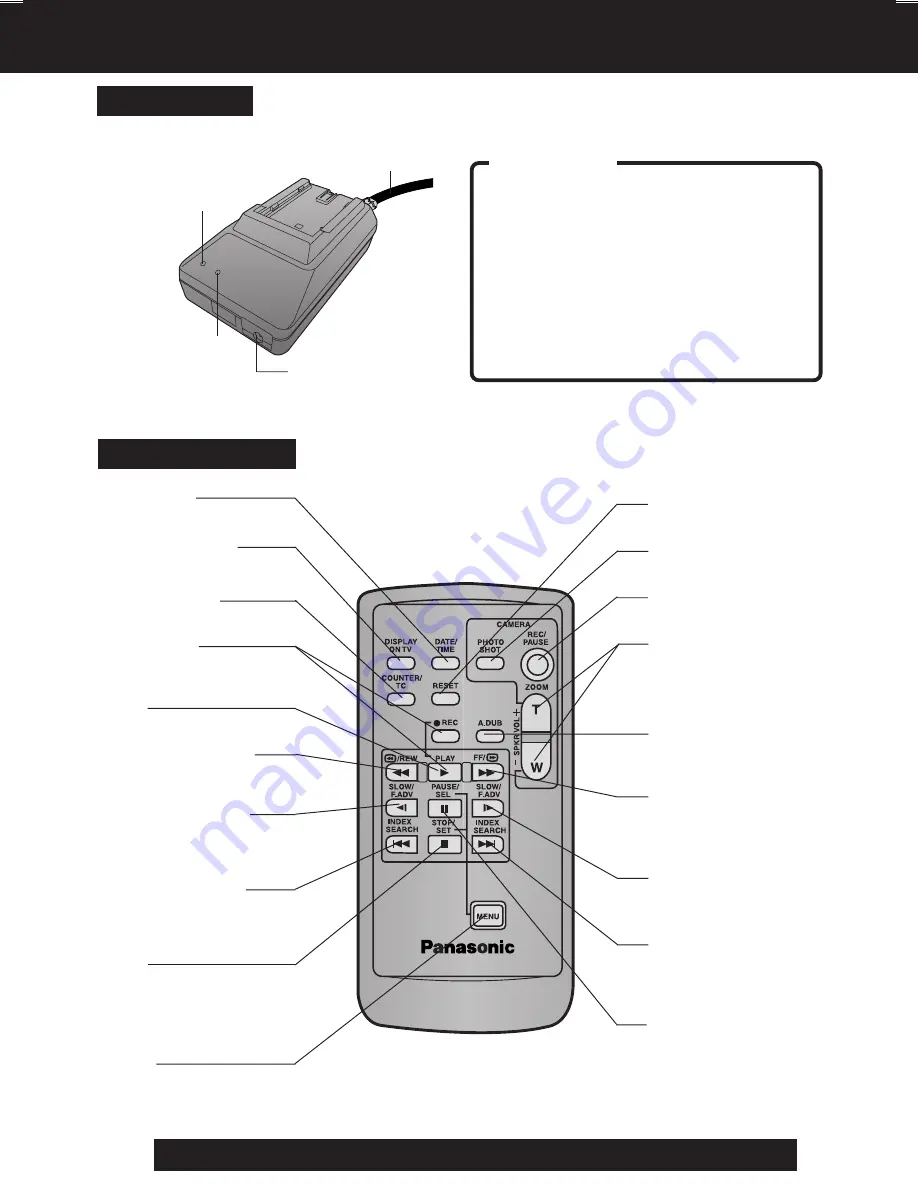 Panasonic Palmcorder Multicam PV-DV73 Operating Instructions Manual Download Page 118