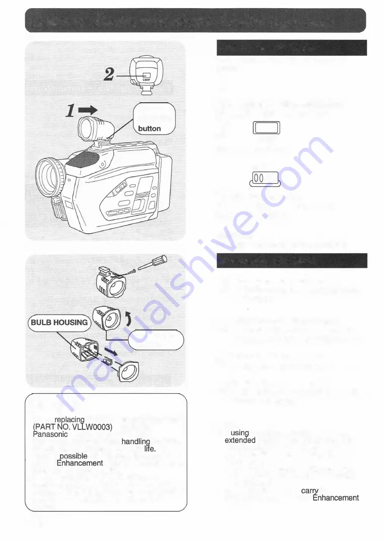 Panasonic Palmcorder PV-23-K Operating Instructions Manual Download Page 16