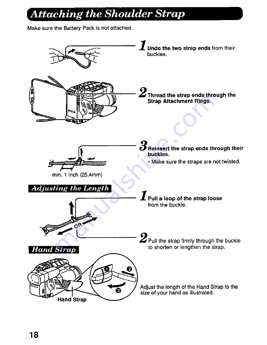 Panasonic Palmcorder PV-D407 User Manual Download Page 18