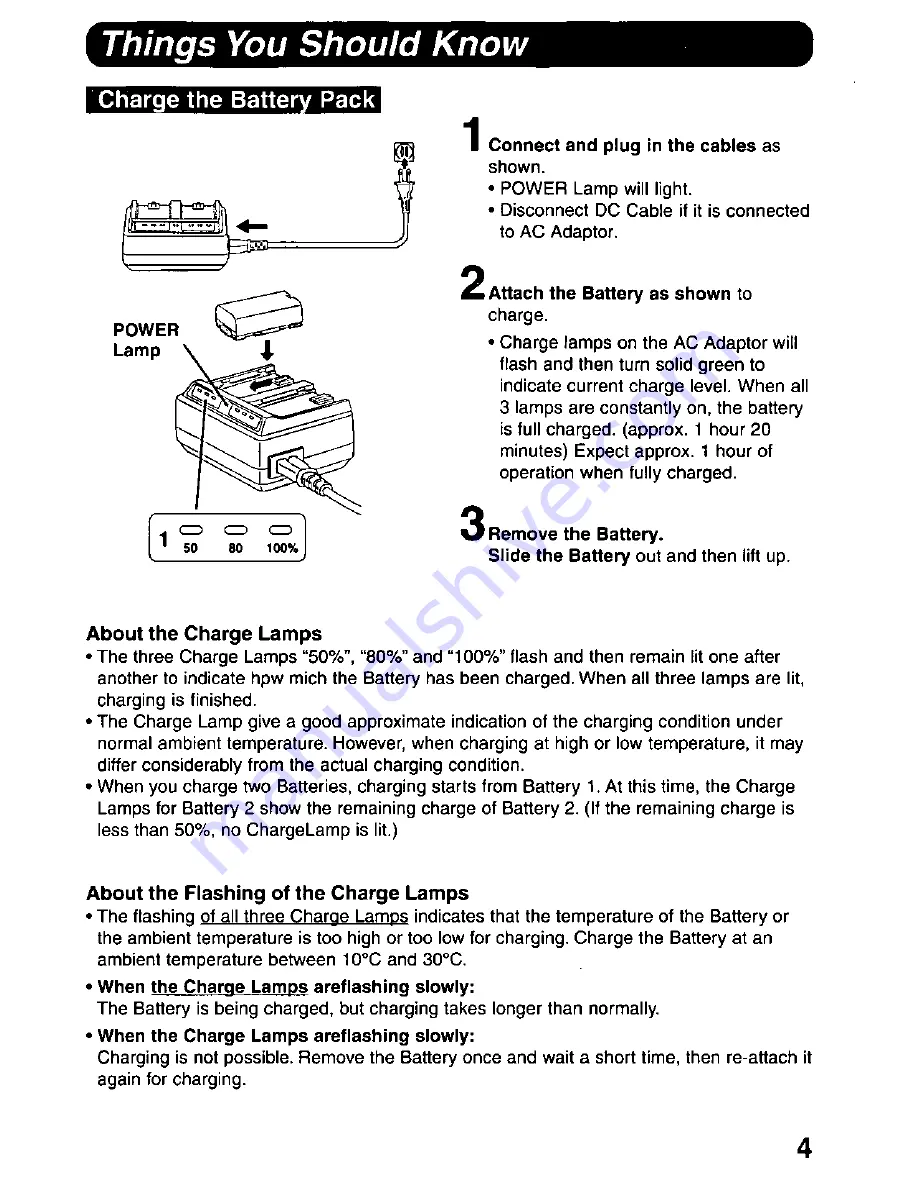 Panasonic Palmcorder PV-DAC9 Operating Instructions Manual Download Page 4