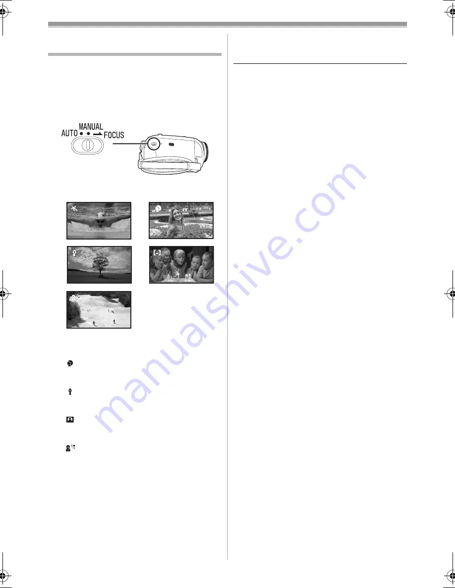 Panasonic Palmcorder PV-GS85 Operating Instructions Manual Download Page 36