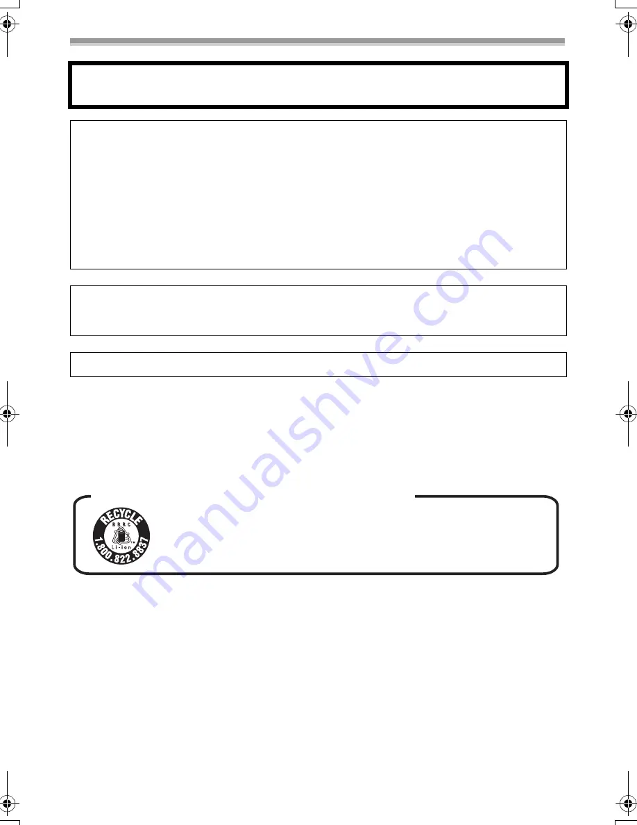 Panasonic Palmcorder PV-GS90P Operating Instructions Manual Download Page 6