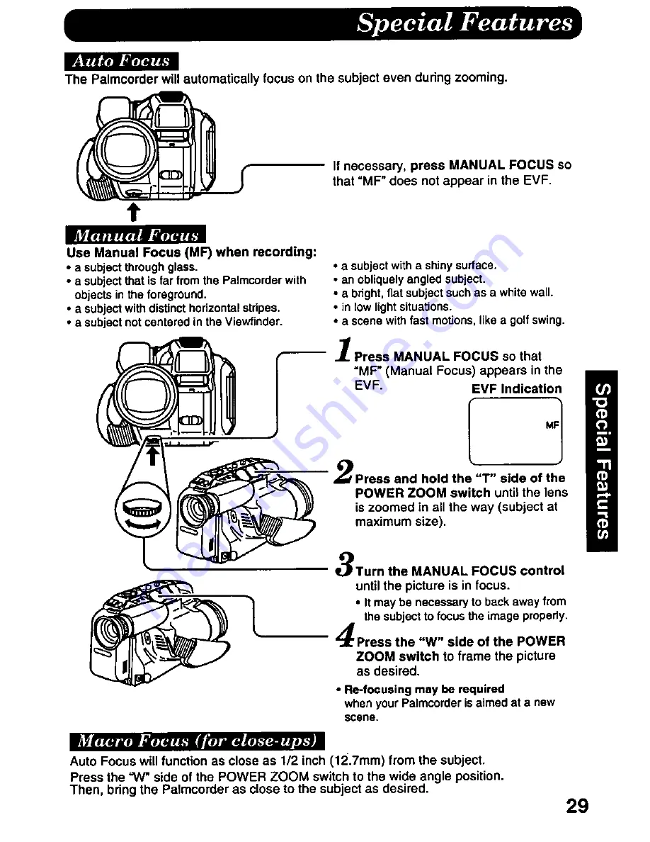 Panasonic Palmcorder PV-L657 User Manual Download Page 29