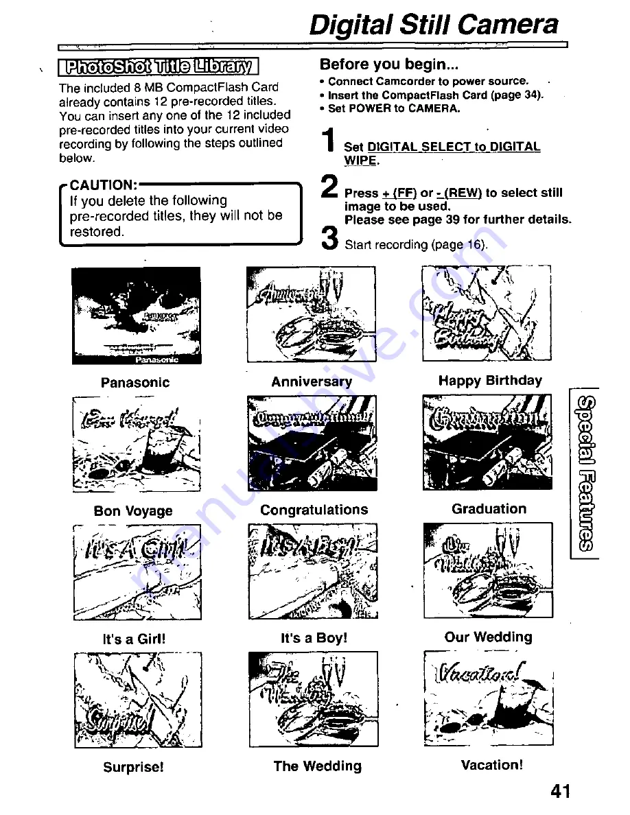 Panasonic Palmcorder PV-L691 User Manual Download Page 41