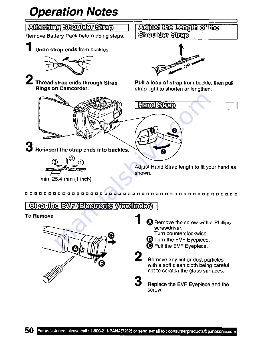 Panasonic Palmcorder PV-L691 User Manual Download Page 50