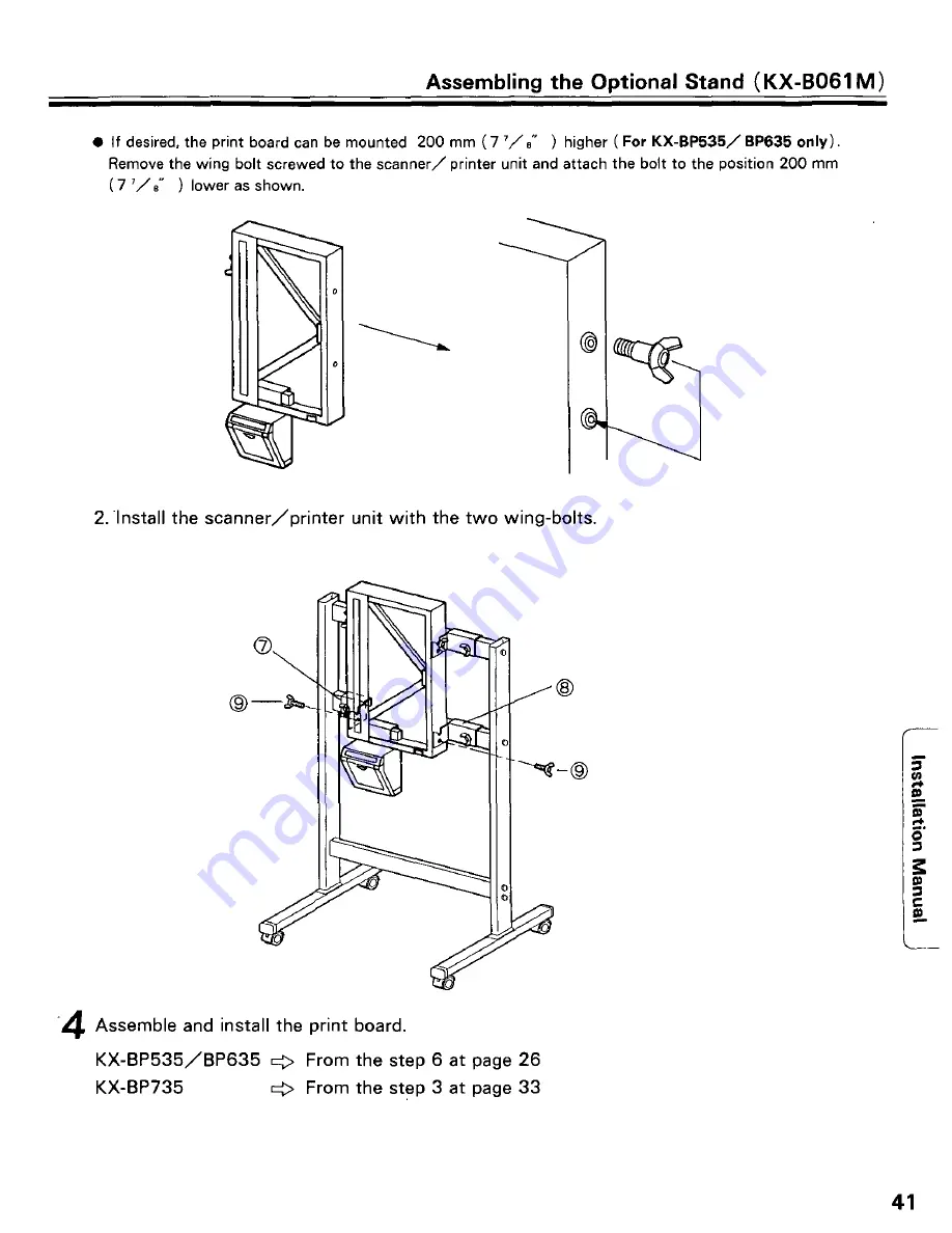 Panasonic Panaboard KX-BP535 Operating Instructions Manual Download Page 41