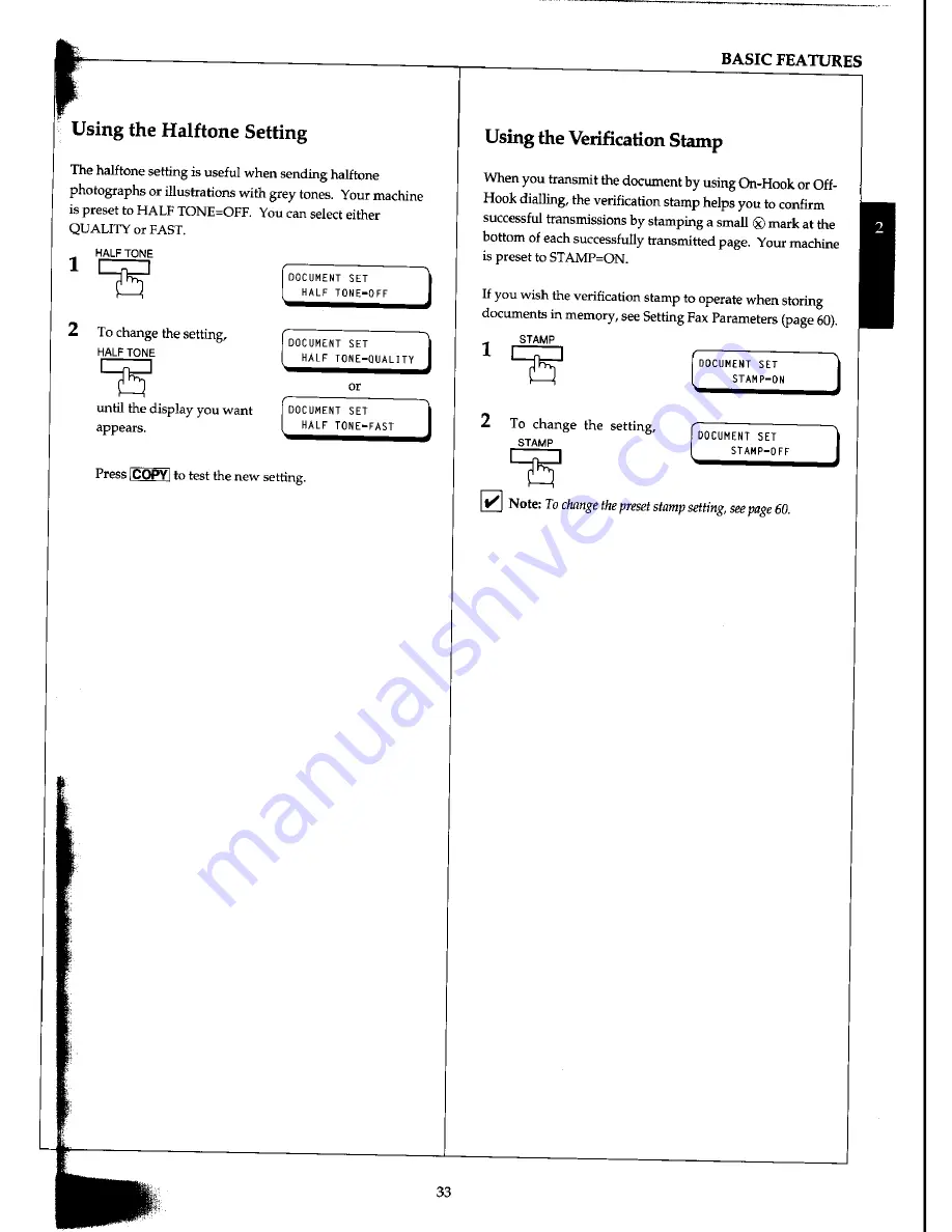 Panasonic Panafax UF-127M User Manual Download Page 43