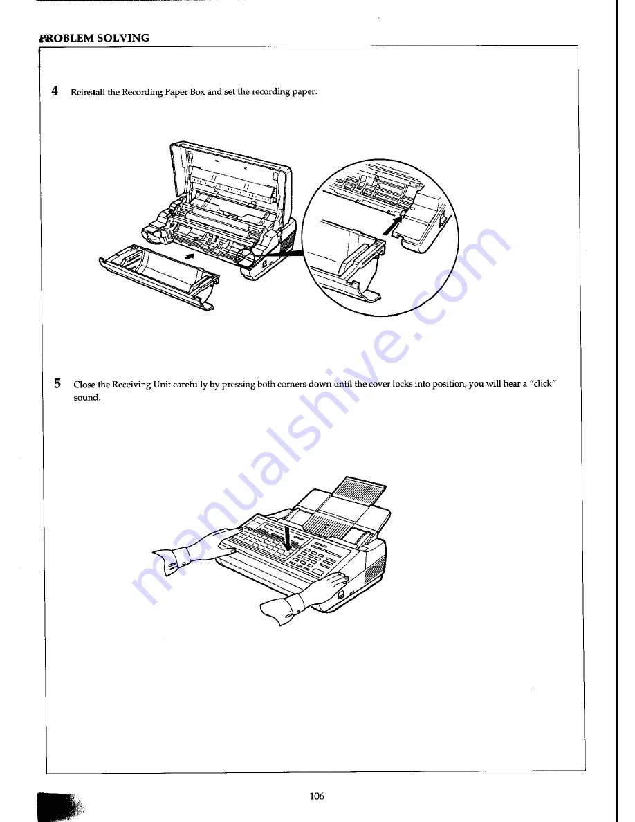 Panasonic Panafax UF-127M User Manual Download Page 116