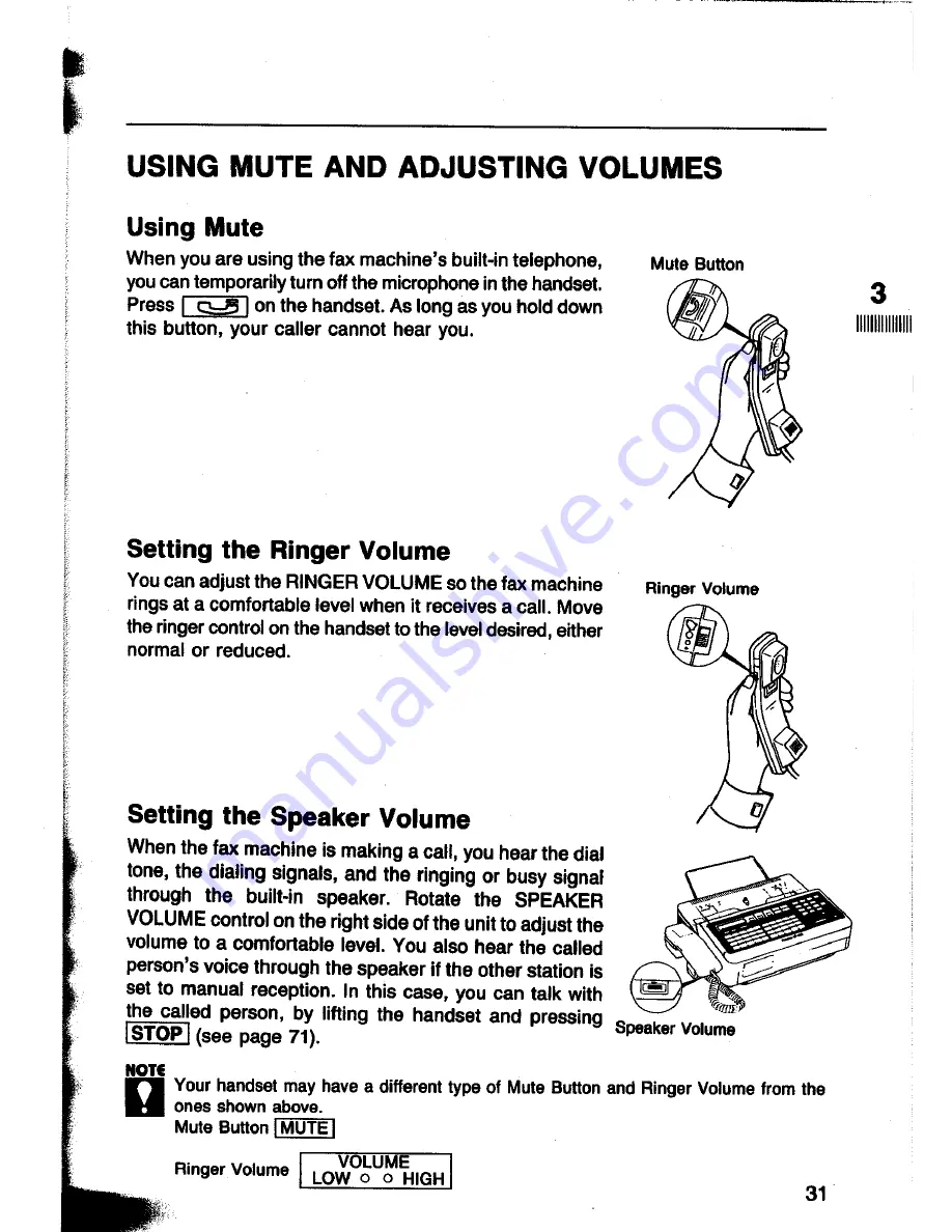 Panasonic Panafax UF-260 User Manual Download Page 33