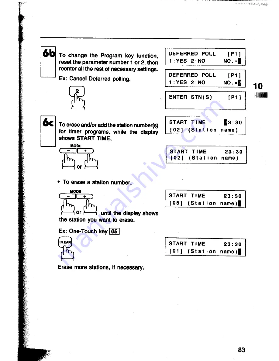 Panasonic Panafax UF-260 User Manual Download Page 85