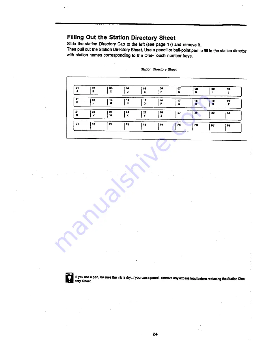 Panasonic Panafax UF-270 User Manual Download Page 26