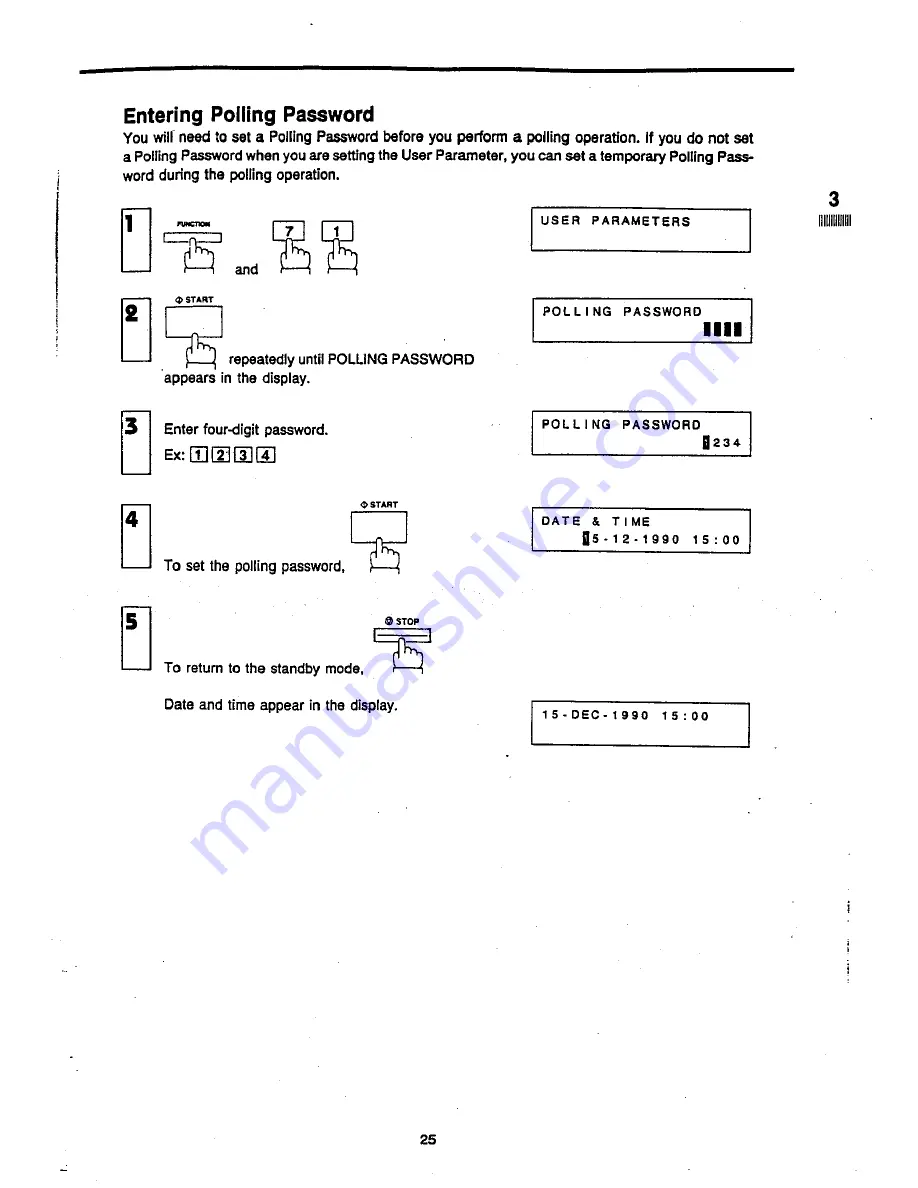 Panasonic Panafax UF-270 User Manual Download Page 27