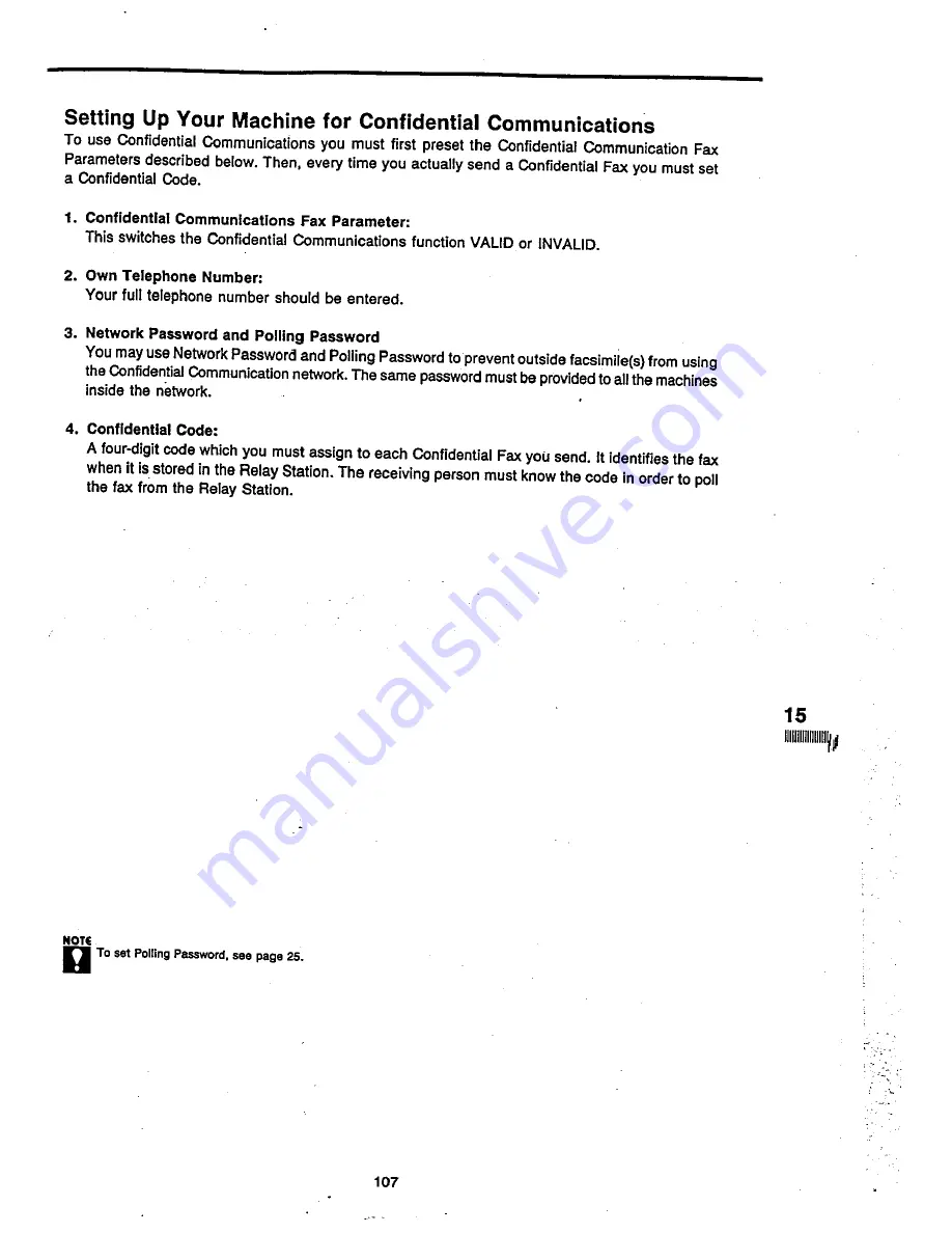 Panasonic Panafax UF-270 User Manual Download Page 108