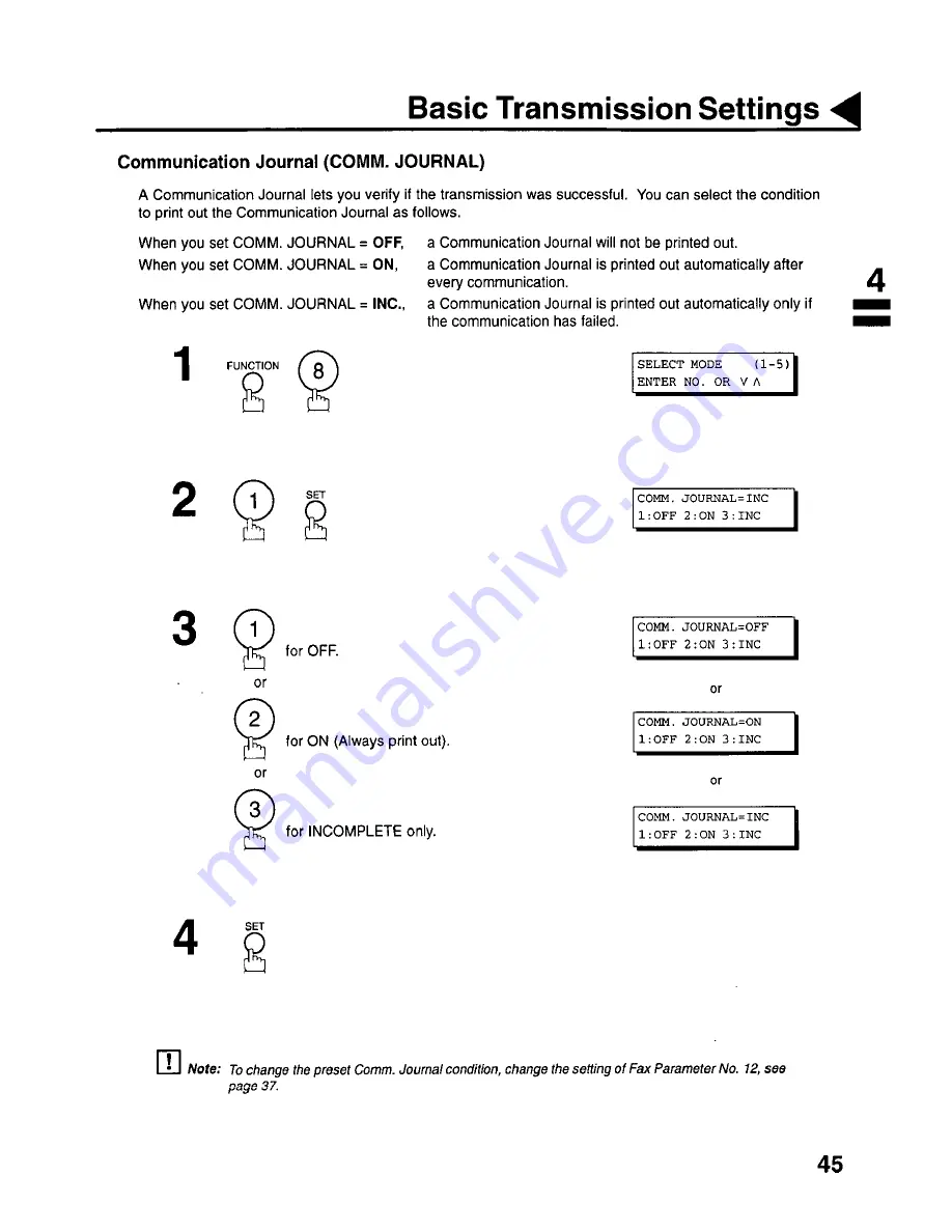 Panasonic PanaFax UF-342 User Manual Download Page 47