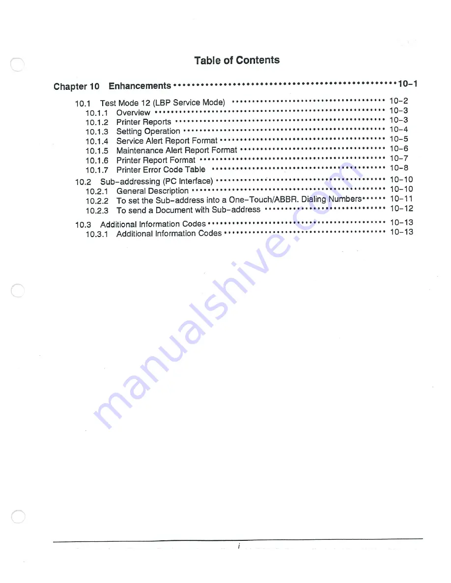 Panasonic Panafax UF-550 Service Manual Download Page 3