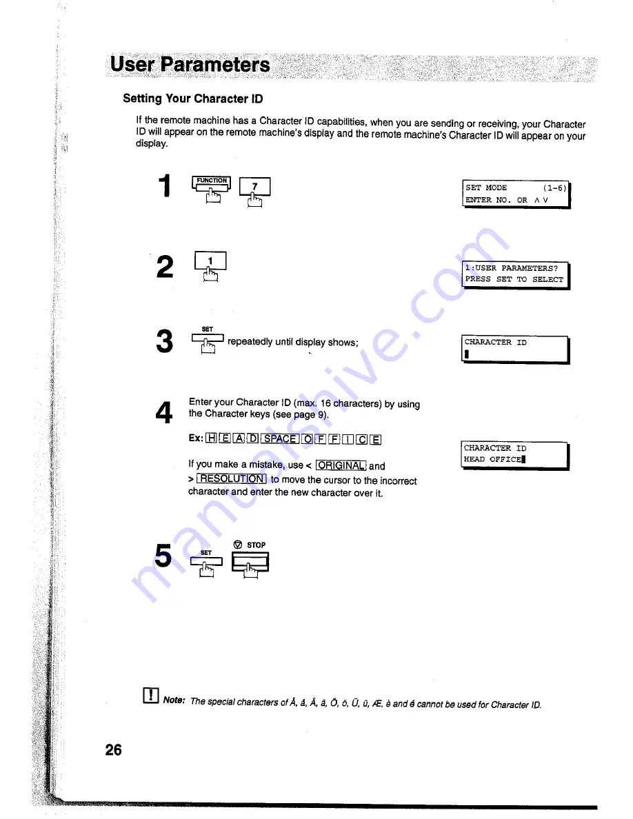 Panasonic Panafax UF-755 User Manual Download Page 28