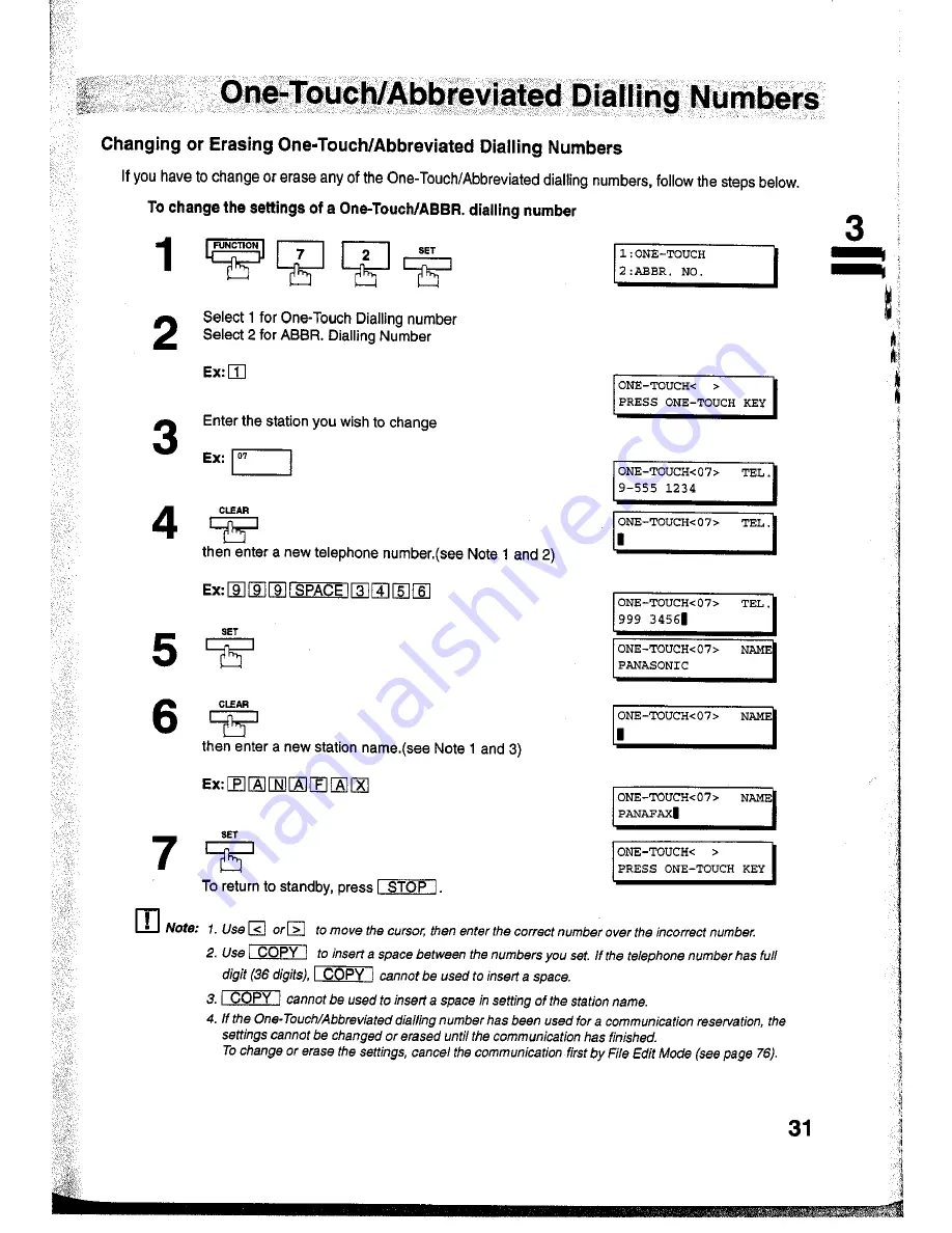 Panasonic Panafax UF-755 User Manual Download Page 33