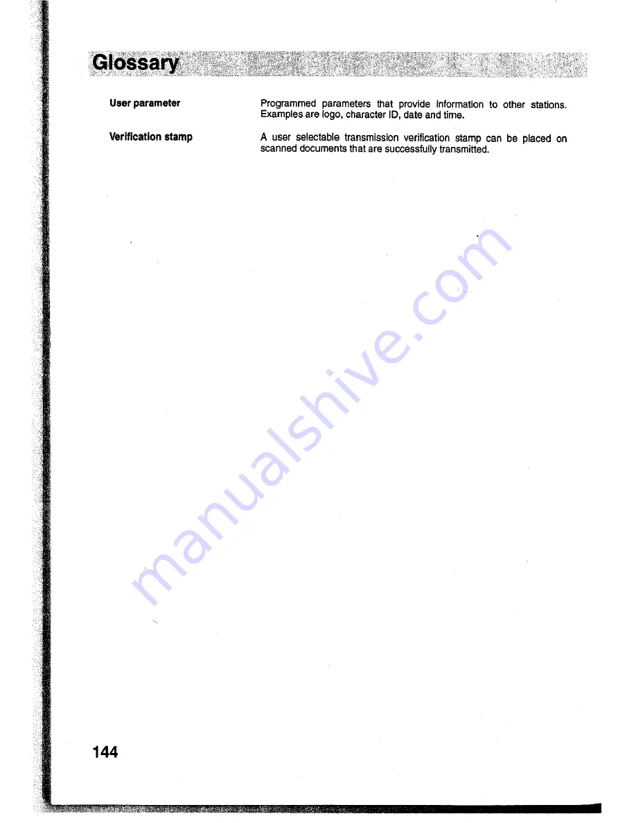 Panasonic Panafax UF-755 User Manual Download Page 146