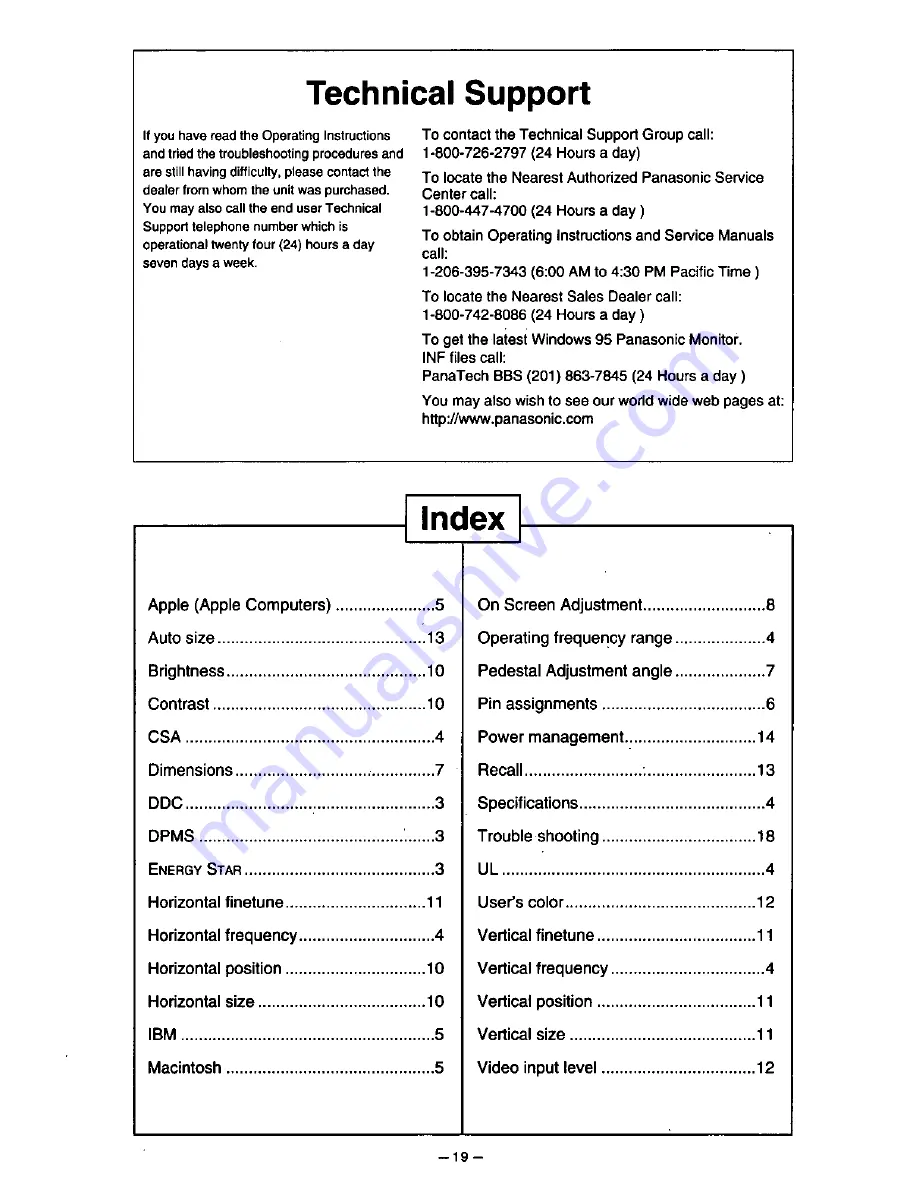 Panasonic PANAFLAT LC-40 User Manual Download Page 24