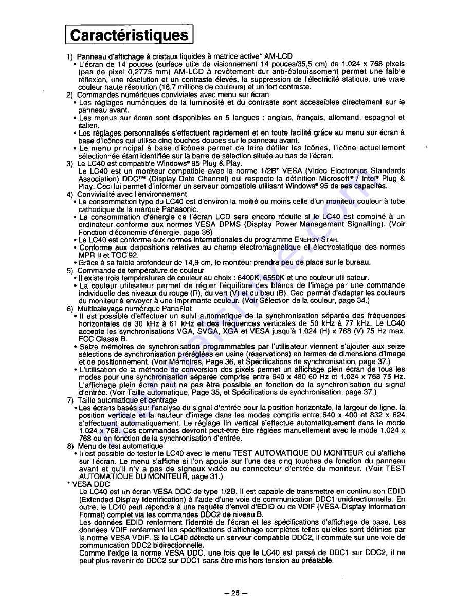 Panasonic PANAFLAT LC-40 User Manual Download Page 30