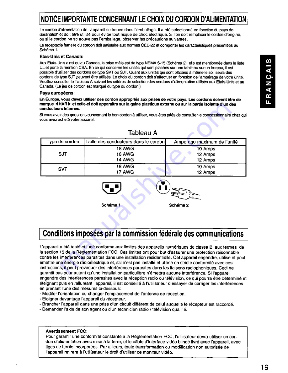 Panasonic PANAFLAT LC-50 User Manual Download Page 20