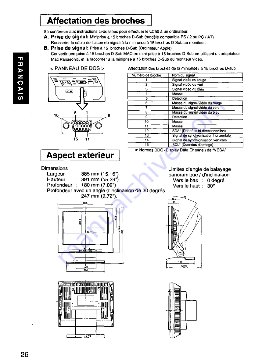 Panasonic PANAFLAT LC-50 User Manual Download Page 27