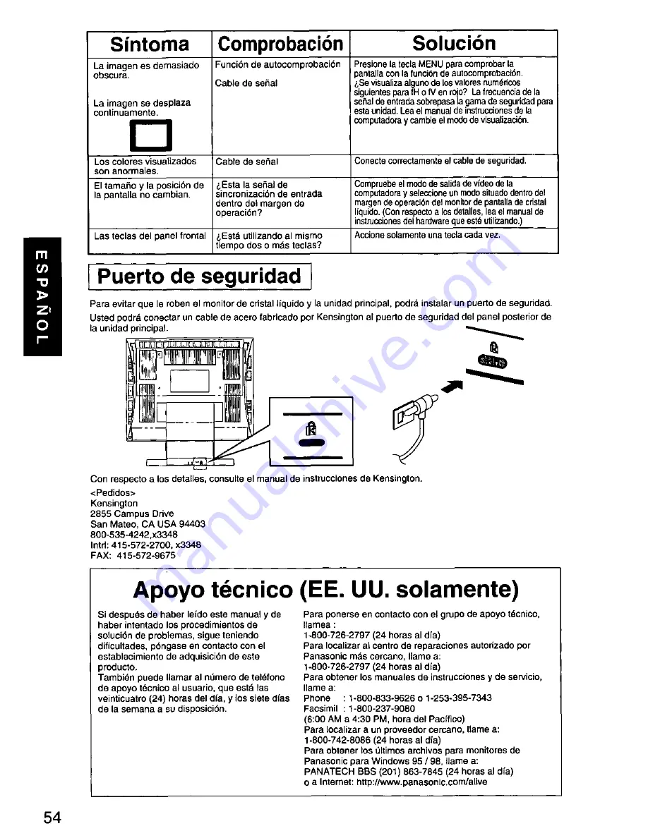 Panasonic PANAFLAT LC-50 User Manual Download Page 55