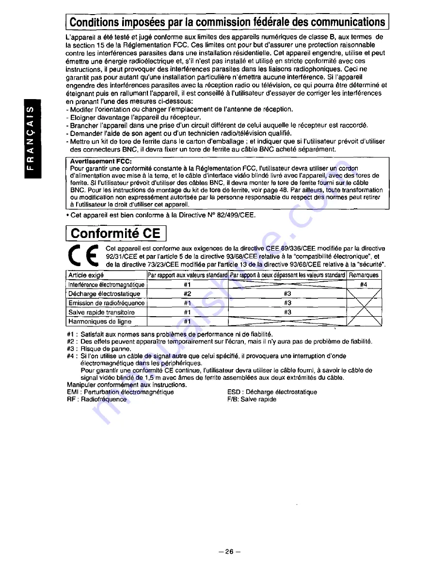 Panasonic PanaFlat PF70 Operating Instructions Manual Download Page 31