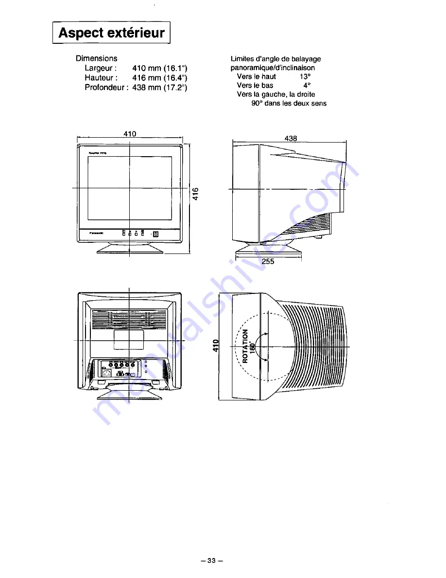 Panasonic PanaFlat PF70 Скачать руководство пользователя страница 38