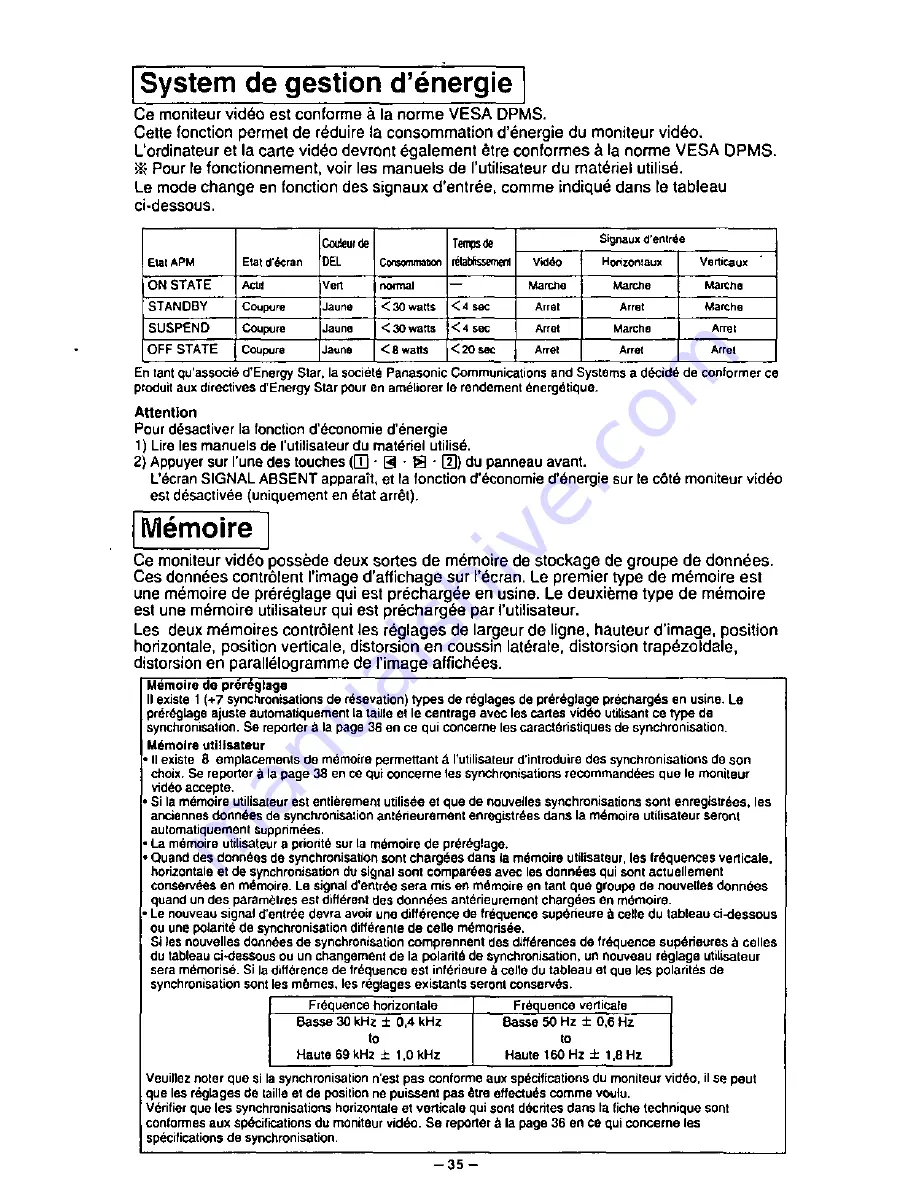 Panasonic PanaMedia PM15 Скачать руководство пользователя страница 37