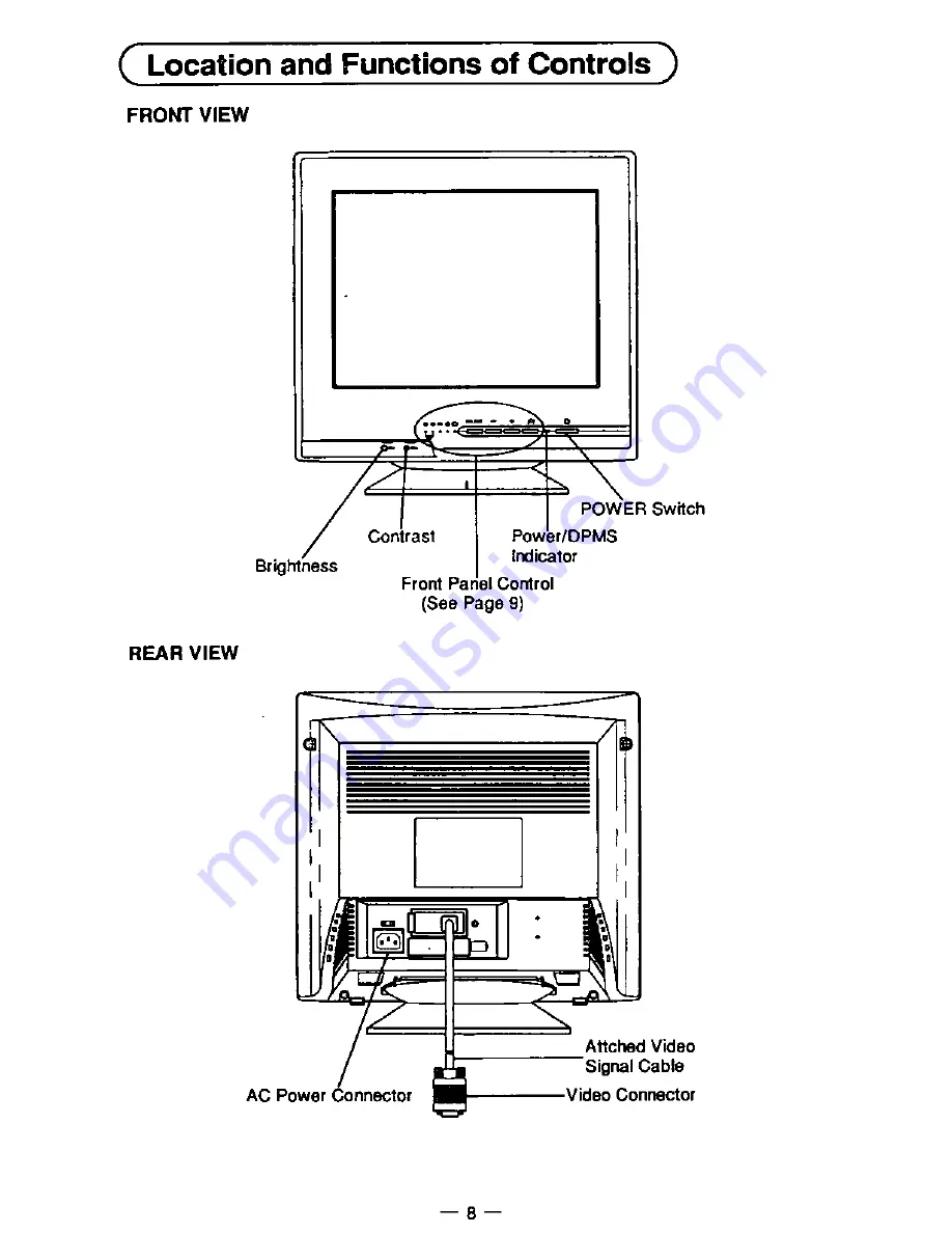 Panasonic PANASYNC E50 Operating Instructions Manual Download Page 10