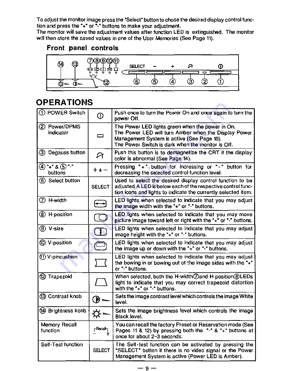 Panasonic PANASYNC E50 Operating Instructions Manual Download Page 11