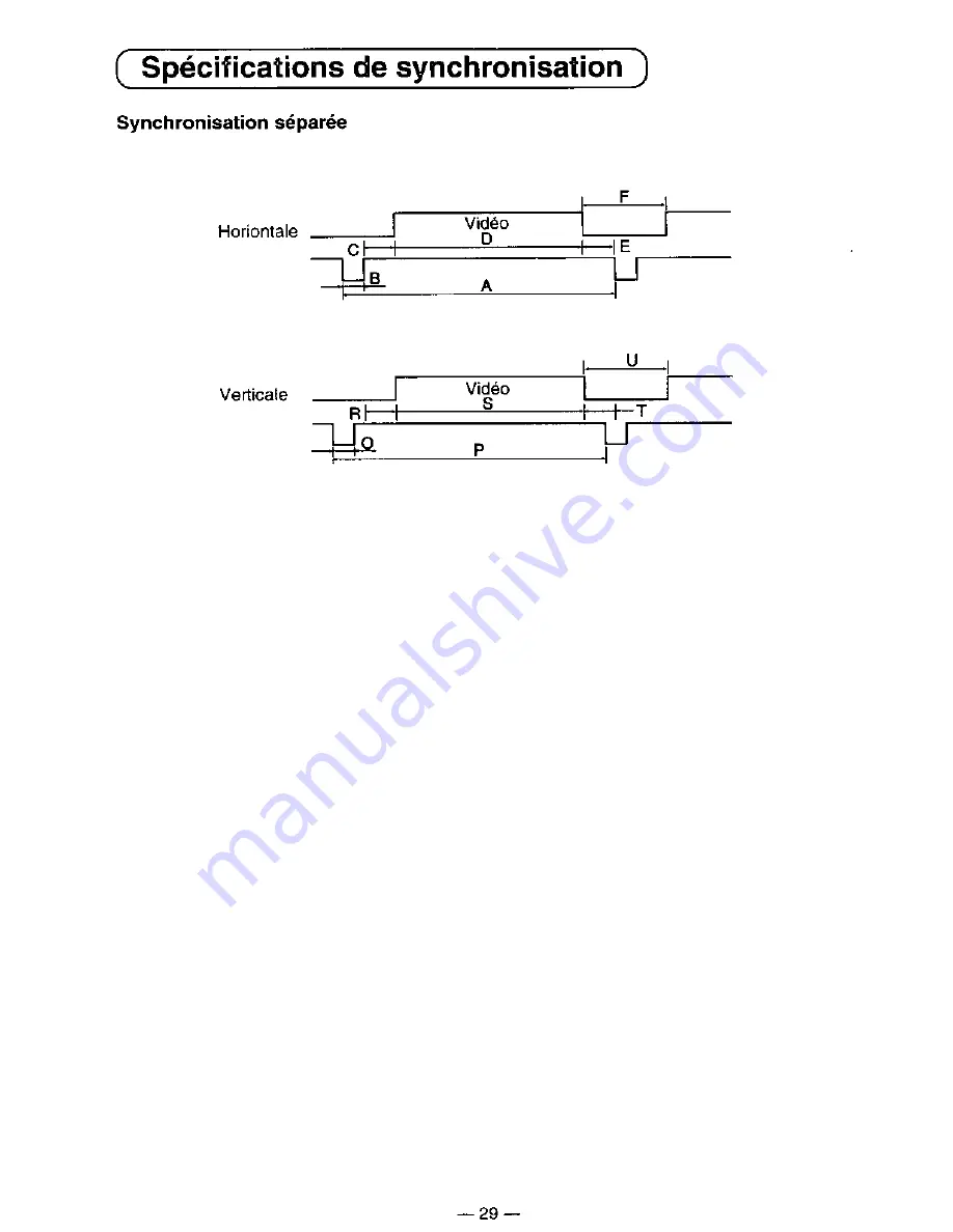 Panasonic PANASYNC E50 Operating Instructions Manual Download Page 31