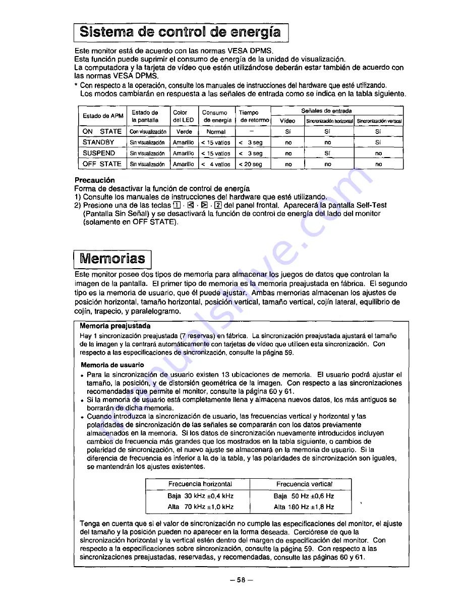 Panasonic PanaSync SL70 User Manual Download Page 63