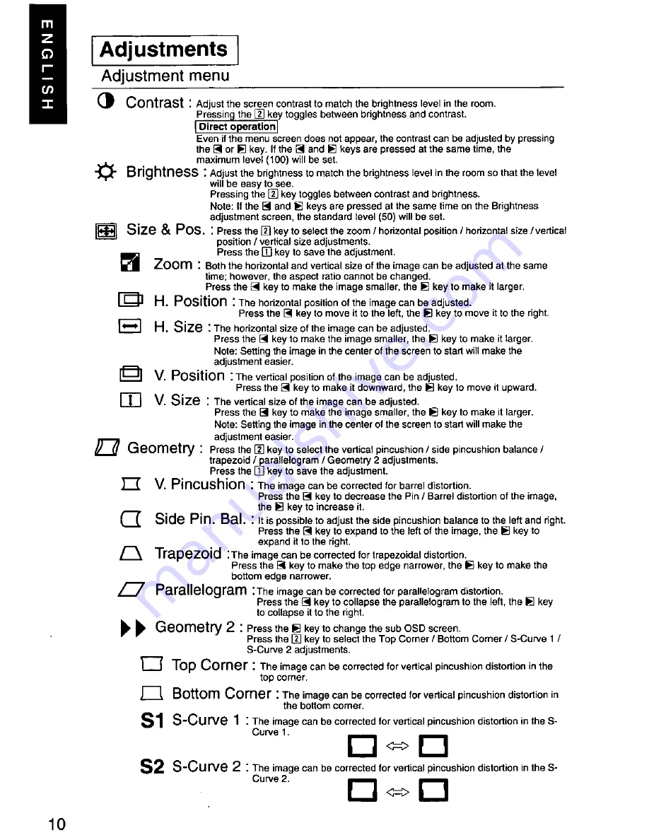 Panasonic PANASYNC SL90i User Manual Download Page 11