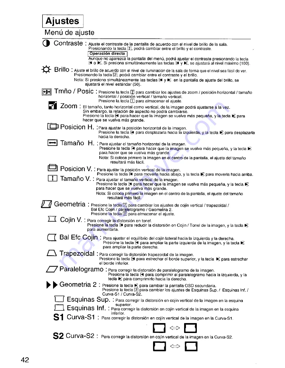 Panasonic PANASYNC SL95 User Manual Download Page 43