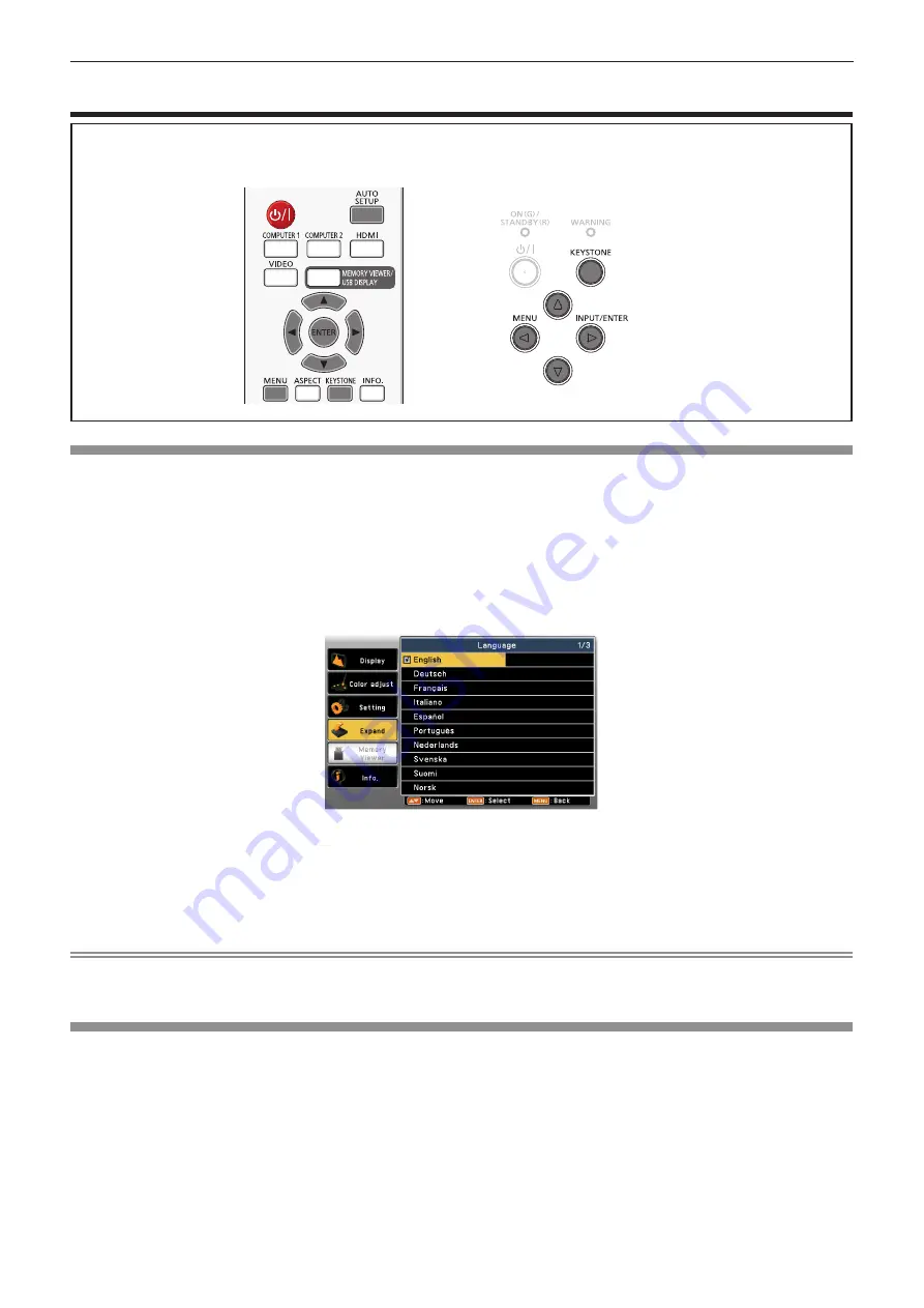 Panasonic PJLink PT-TW341R Operating Instructions Manual Download Page 58