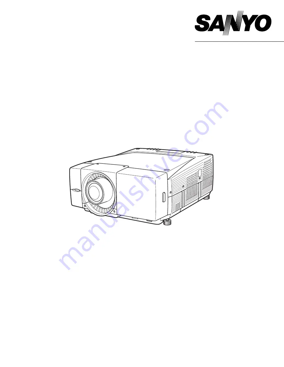 Panasonic PLC-EF60A Скачать руководство пользователя страница 1