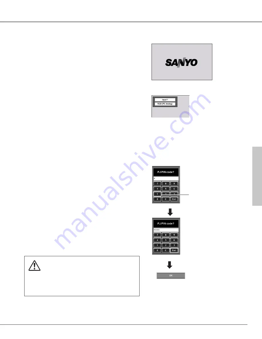 Panasonic PLC-EF60A Owner'S Manual Download Page 27