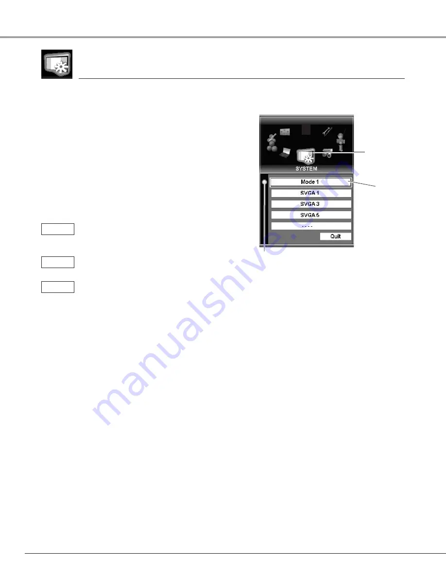 Panasonic PLC-EF60A Owner'S Manual Download Page 38