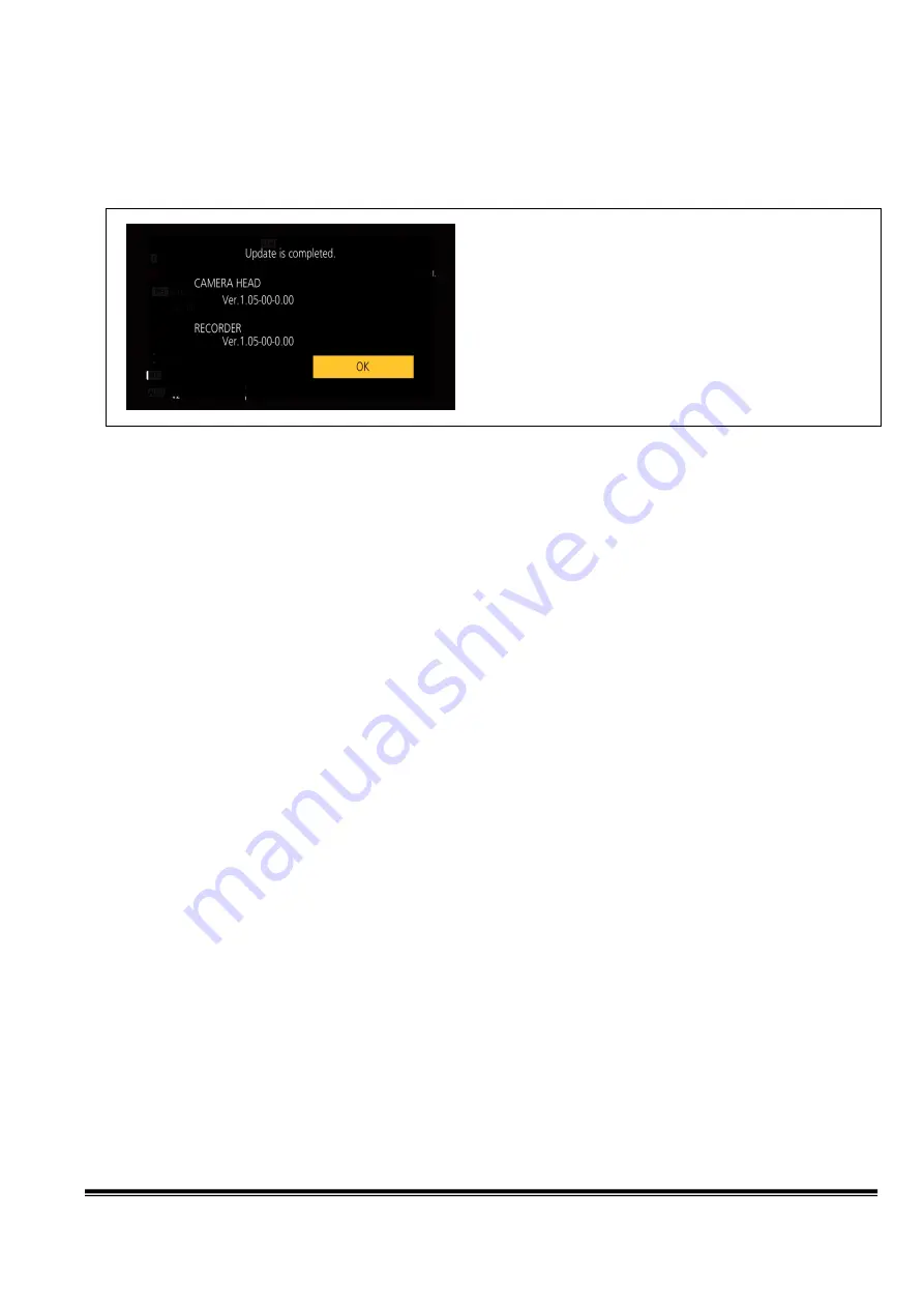 Panasonic POVCAM AG-MDR25 Update Manual Download Page 5