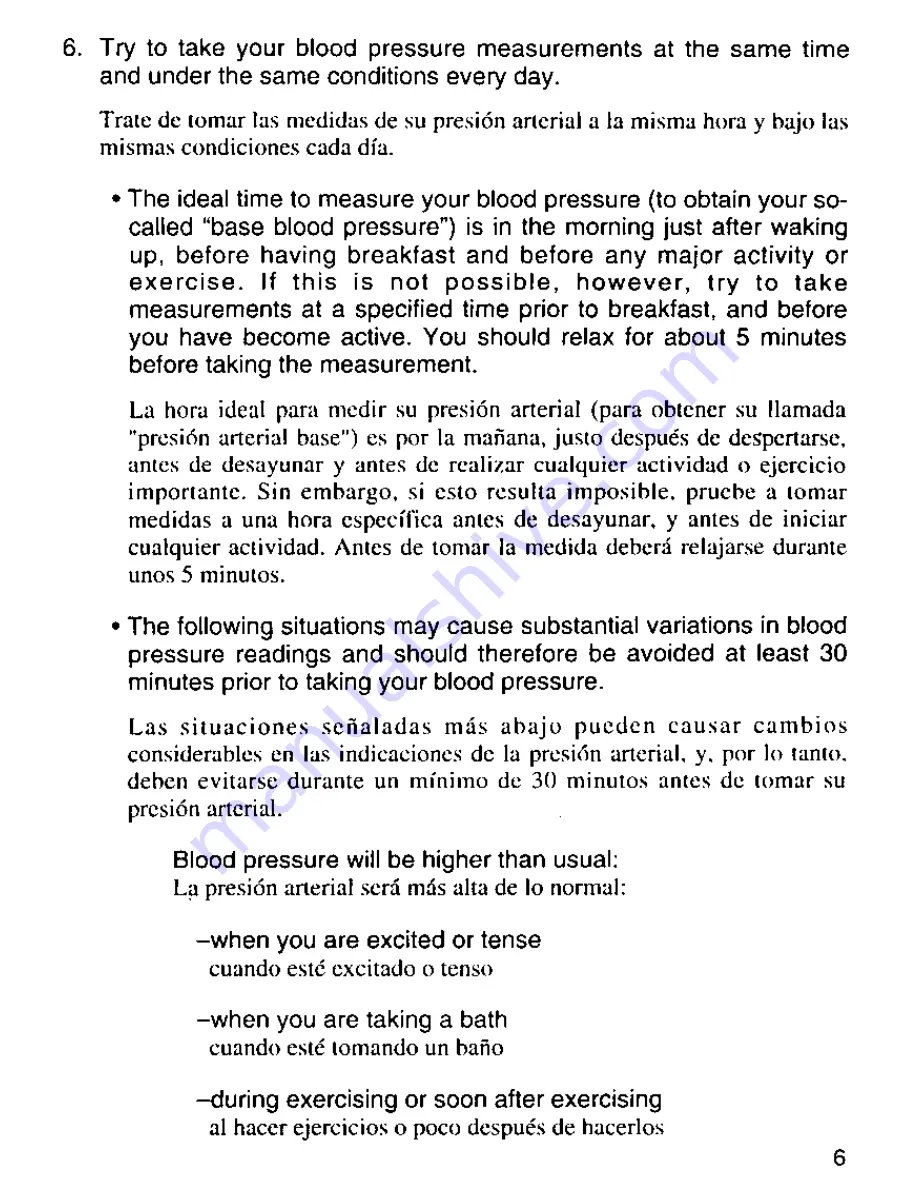 Panasonic Precise Logic EW3012 Operating Instructions Manual Download Page 7