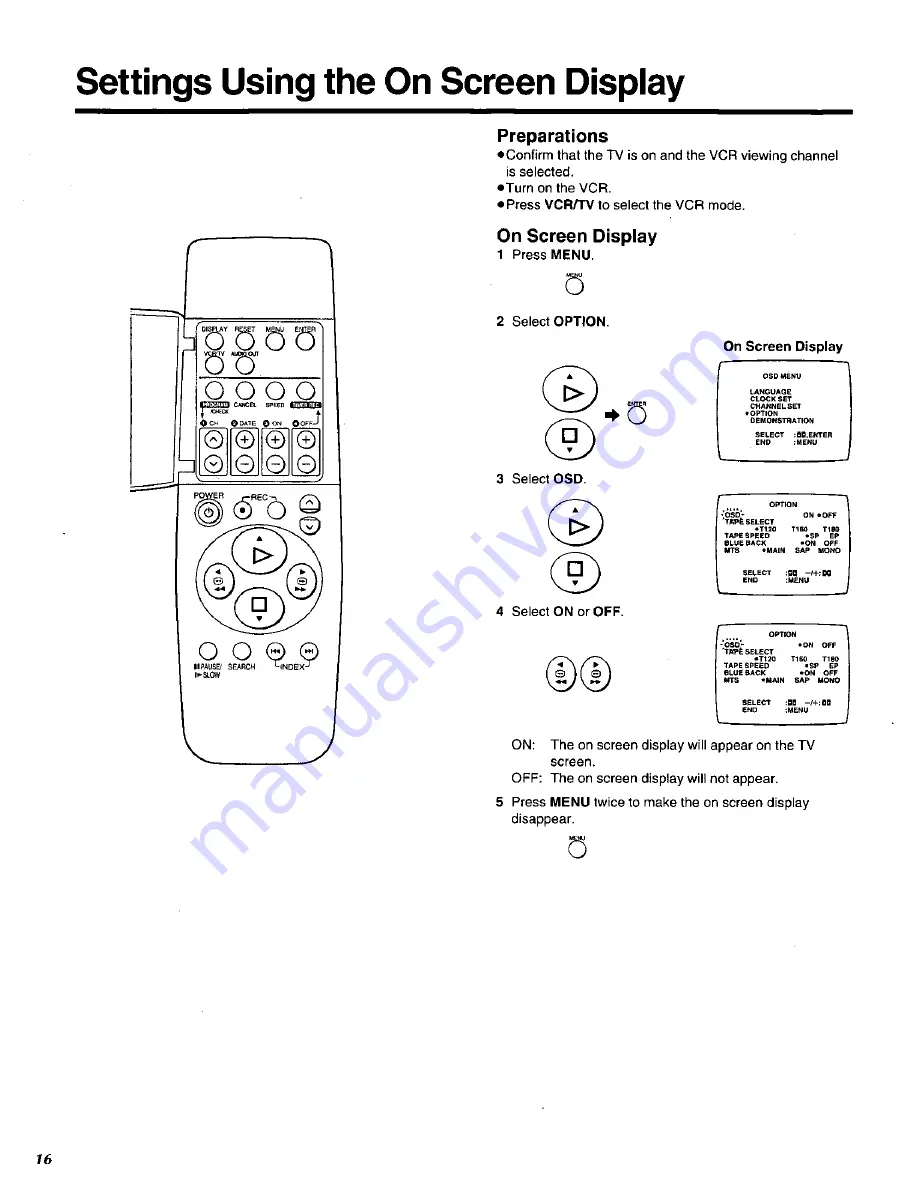 Panasonic ProLine AG-2560 Скачать руководство пользователя страница 16