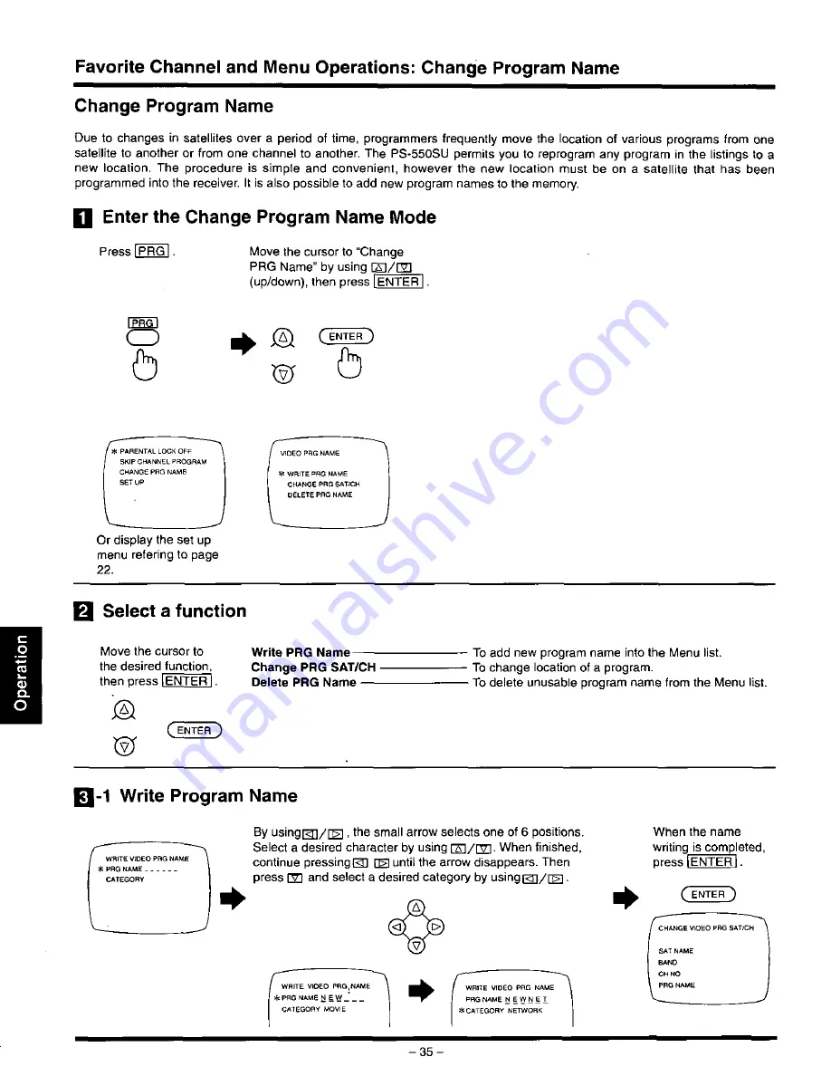 Panasonic PS-550SU Operating Instructions Manual Download Page 36