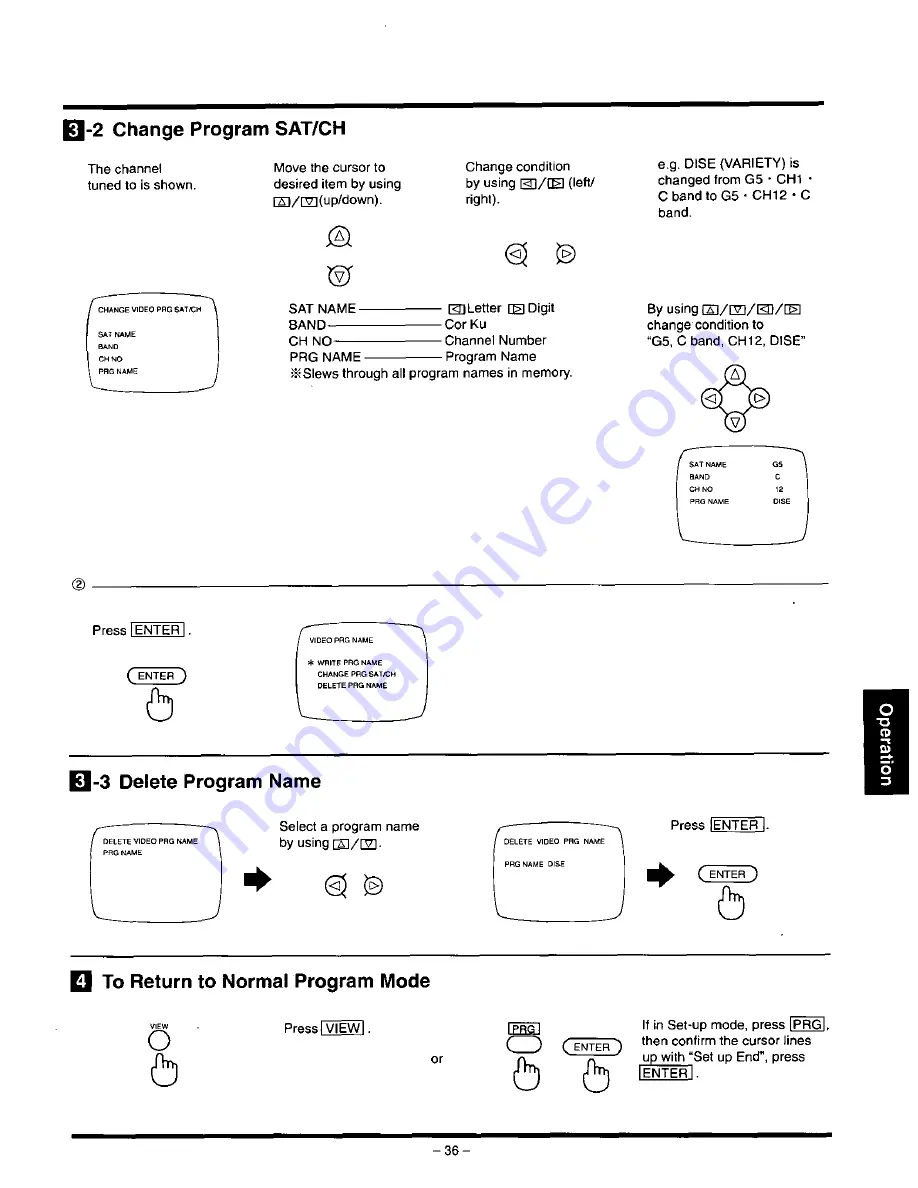 Panasonic PS-550SU Operating Instructions Manual Download Page 37